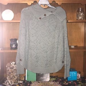 Democracy Poncho Style Sweater